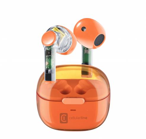 Fine in-ear BT HPH TWS orange  Cellularline