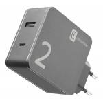 Chargeur secteur multipower 2 ports usb 42W Macbook et iPhone noir 