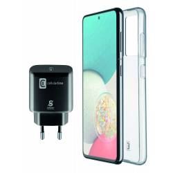 Samsung Galaxy A53 5G Starter Kit Chargeur + Housse Cellularline