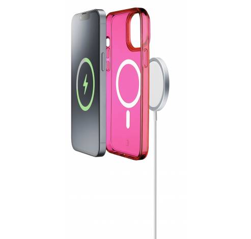 iPhone 14 Plus hoesje Gloss MagSafe roze  Cellularline