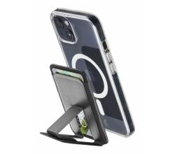 Pocket stand kaarthouder MagSafe zwart Cellularline