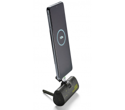 Plugger Powerbank zonder kabel 5000MAh 20W PD USB-C Zwart Cellularline