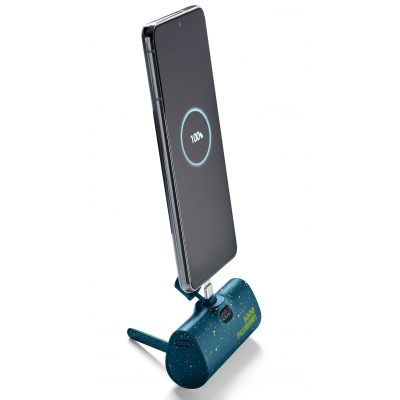 Plugger Powerbank zonder kabel 50000mAh 20W PD USB-C Blauw  Cellularline