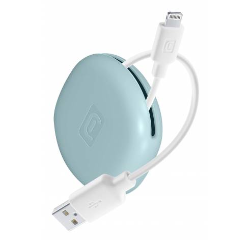 Bag Cable USB-A naar Lightning-kabel met kabelhouder  Cellularline