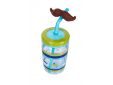 Funny Straw Electric Blue Mustache
