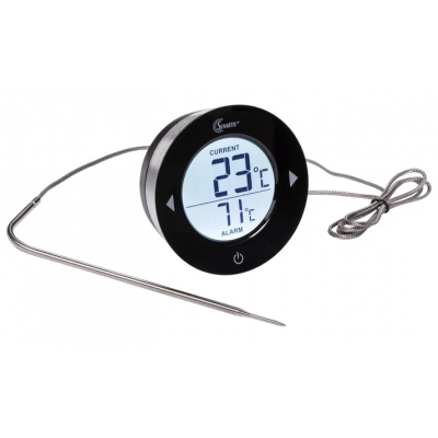 Thermomètre de ménage et barbecue digital noir 