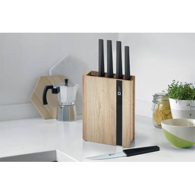 Ymiko trous multifonctionnels porte-couteaux support de rangement outil de  cuisine porte-couteau couteau bloc outil, support de rangement, porte- couteau de cuisine en bois 