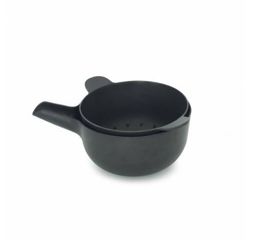 Pronto Small Handy Bowl & Colander Set black  Biobu by Ekobo