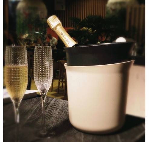 Fresco Champagne & Wine Bucket White  Biobu by Ekobo