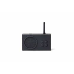 Lexon TYKHO 3 FM-radio Bluetooth Speaker Donkergrijs 