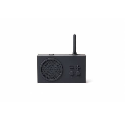 TYKHO 3 FM-radio Bluetooth Speaker Donkergrijs  Lexon