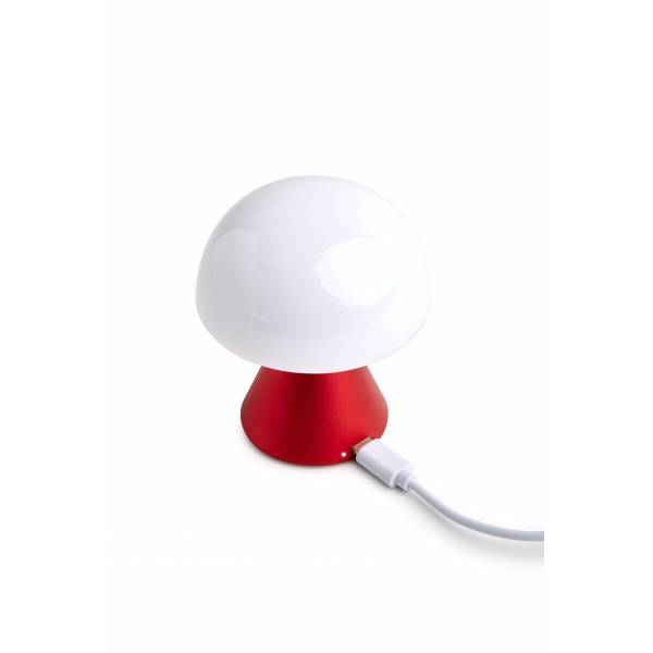 MINA Mini LED-lamp Donkterrood 