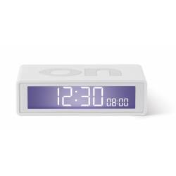 Lexon Flip+ Travel Clock Omkeerbare wekker Wit 