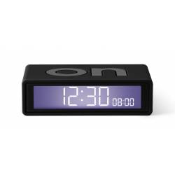 Flip+ Travel Clock Omkeerbare wekker Zwart 