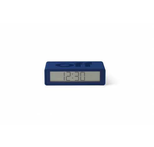 Flip+ Travel Clock Omkeerbare wekker Donkeblauw  Lexon