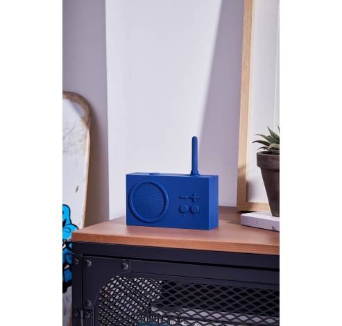 TYKHO 3 FM-radio Bluetooth Speaker Donkerblauw  Lexon