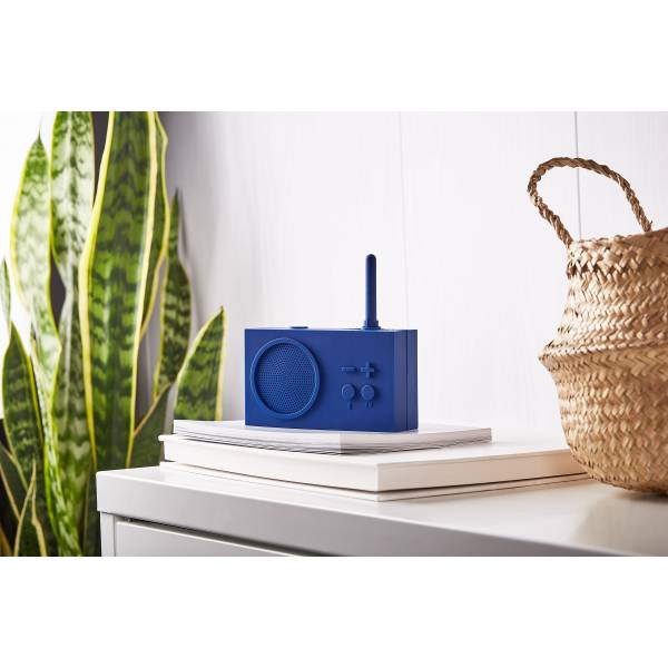 TYKHO 3 FM-radio Bluetooth Speaker Donkerblauw 