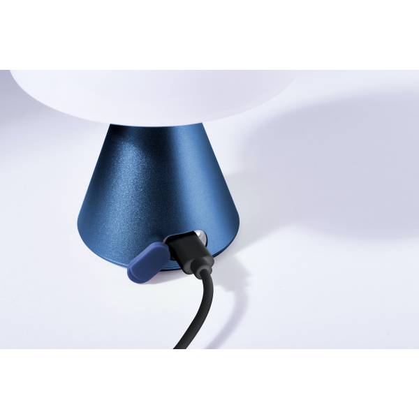 MINA M Middelgrote draagbare LED-lamp Dark Blue 