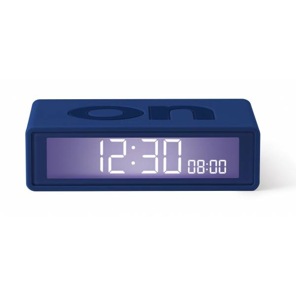 Flip+ Travel Clock Omkeerbare wekker Blauw 