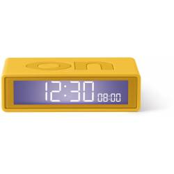 Flip+ Travel Clock Omkeerbare wekker Geel 