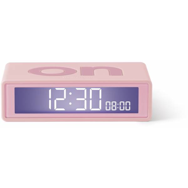 Flip+ Travel Clock Omkeerbare wekker Roze 