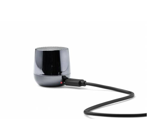 Mino+ Chrome Bluetooth Speaker Metallic Grijs  Lexon