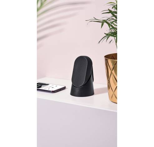 Mino T Bluetooth speaker met karabijnhaak Zwart  Lexon