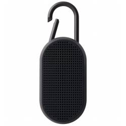 Lexon Mino T Bluetooth speaker met karabijnhaak Zwart 