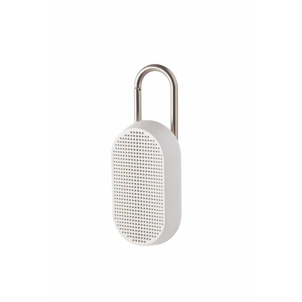 Mino T Bluetooth speaker met karabijnhaak Mat wit 