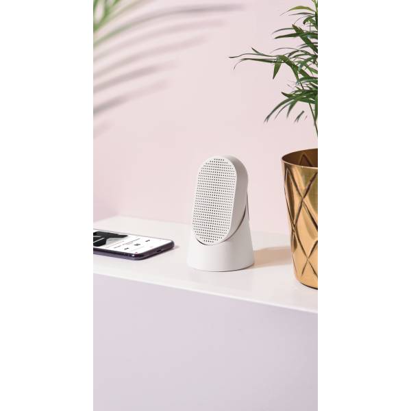 Mino T Bluetooth speaker met karabijnhaak Mat wit 