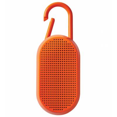 Mino T Bluetooth speaker met karabijnhaak Fluo Oranje  Lexon