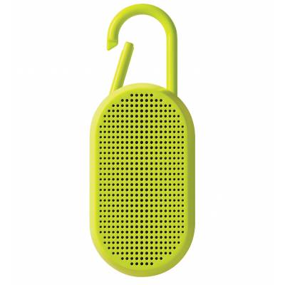 Mino T Bluetooth speaker met karabijnhaak Fluo geel  Lexon