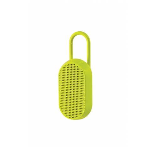 Mino T Bluetooth speaker met karabijnhaak Fluo geel  Lexon