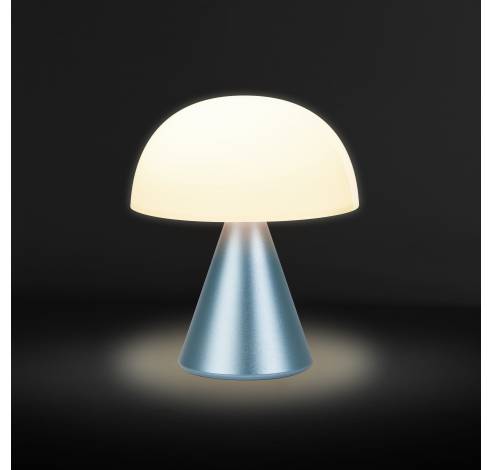 MINA M Middelgrote draagbare LED-lamp Lichtblauw  Lexon