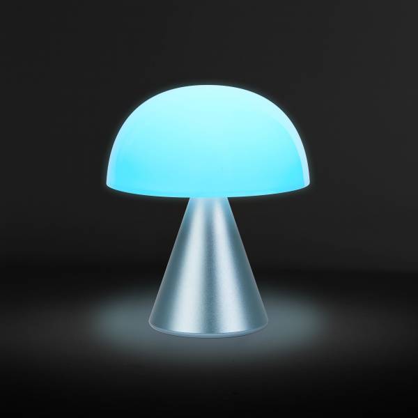 MINA M Middelgrote draagbare LED-lamp Lichtblauw 