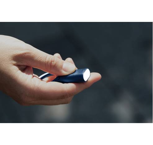 Nomaday Sleutelhanger met mini-LED-zaklamp Dark Blue  Lexon