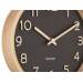 Wall Clock Pure Wood Grain Small 