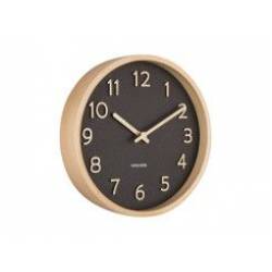 Wall Clock Pure Wood Grain Small 