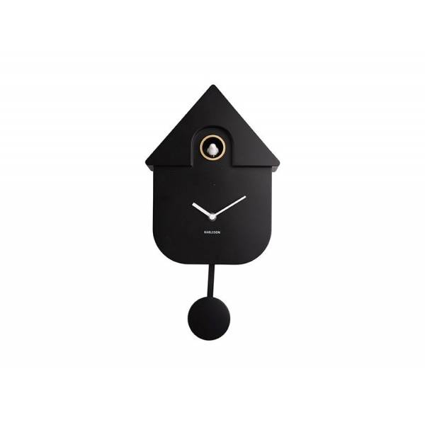 Modern Cuckoo Wandklok Black 