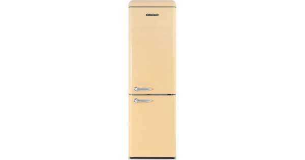 SCHNEIDER SCCB250VCR, Réfrigérateur combiné vintage, 249L (180+69