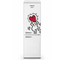 Réfrigérateur combiné Keith Haring 249 L blanc 