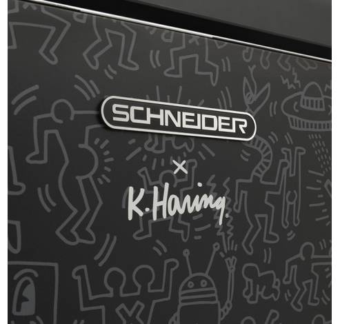 Keith Haring Koelvriescombinatie 211L zwart  Schneider