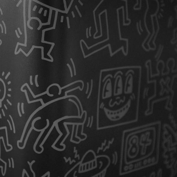 Keith Haring 1-deurs koelkast 229L zwart 