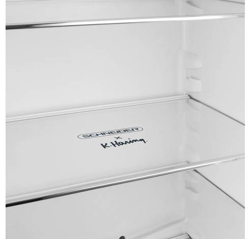 Réfrigérateur 1 porte Keith Haring 229 L noir  Schneider