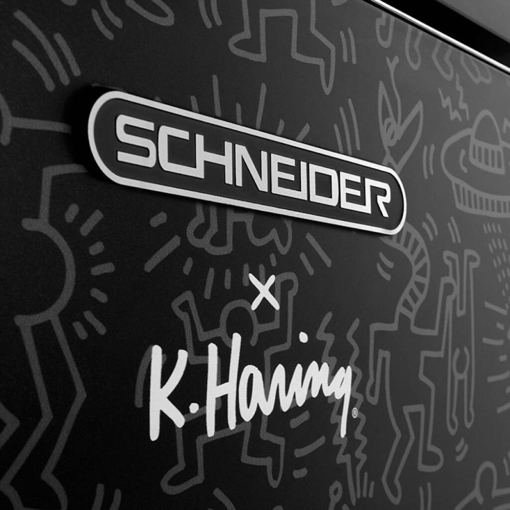 Schneider Koelkast vrijstaand Keith Haring 1-deurs koelkast 229L zwart