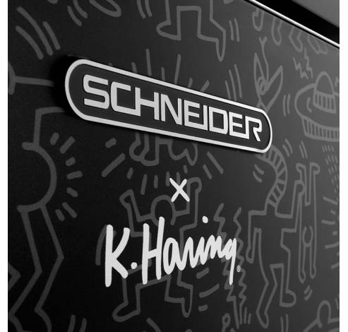 Keith Haring 1-deurs koelkast 229L zwart  Schneider