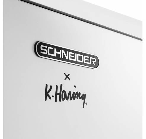 Réfrigérateur Table Top Keith Haring 109 L blanc  Schneider