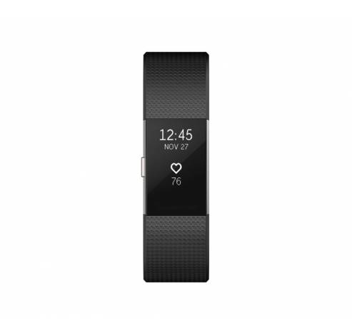 Charge 2 HR Large Zwart  Fitbit