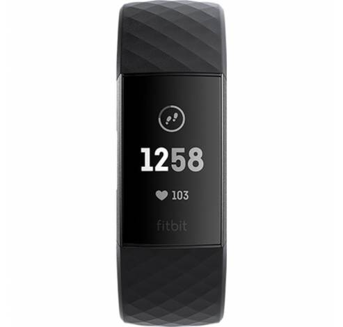 Charge HR 3 Zwart  Fitbit