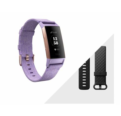 Charge 3 Special Edition Lavendel geweven Special Edition  Fitbit